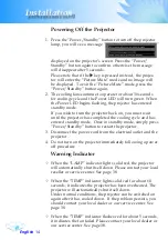 Preview for 15 page of Optoma EP709 Manual