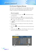 Preview for 21 page of Optoma EP709 Manual
