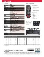 Предварительный просмотр 4 страницы Optoma EP7155i Brochure & Specs