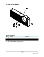 Предварительный просмотр 64 страницы Optoma EP716 Service Manual