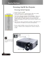 Предварительный просмотр 12 страницы Optoma EP719R Manual