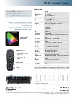 Preview for 2 page of Optoma EP720 Family Specifications