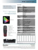 Preview for 2 page of Optoma EP726i Specifications