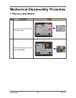 Предварительный просмотр 11 страницы Optoma EP770 Serivce Manual