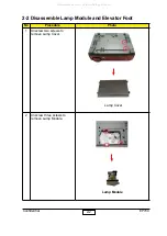 Предварительный просмотр 12 страницы Optoma EP780 Service Manual