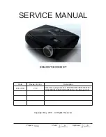 Предварительный просмотр 1 страницы Optoma ES523ST Serivce Manual