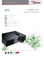 Optoma ES556 Specifications preview