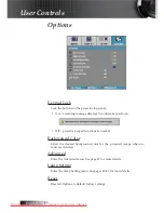 Предварительный просмотр 40 страницы Optoma EW1691e User Manual