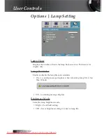 Предварительный просмотр 42 страницы Optoma EW1691e User Manual