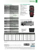 Предварительный просмотр 4 страницы Optoma EW330e Brochure & Specs