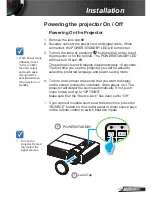 Предварительный просмотр 13 страницы Optoma EW400-M User Manual