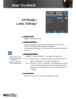 Предварительный просмотр 48 страницы Optoma EW400-M User Manual