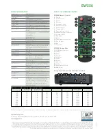 Preview for 4 page of Optoma EW556 Brochure & Specs