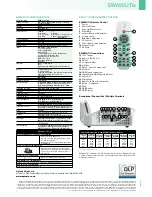 Предварительный просмотр 9 страницы Optoma EW695UTis Brochure & Specs