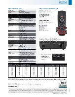 Предварительный просмотр 4 страницы Optoma EX538 Specifications