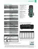 Preview for 6 page of Optoma EX605ST Brochure & Specs