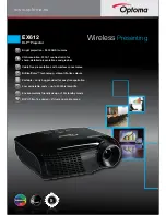 Optoma EX612 Brochure & Specs preview