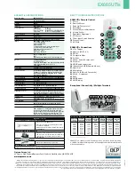 Предварительный просмотр 9 страницы Optoma EX665UTis Specifications