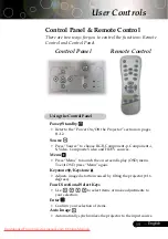 Preview for 15 page of Optoma EzPro 739 User Manual