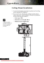 Preview for 36 page of Optoma EzPro 739 User Manual