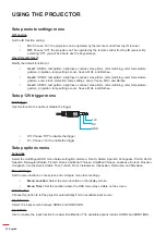 Предварительный просмотр 36 страницы Optoma GT1080Darbee User Manual