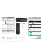 Preview for 4 page of Optoma H100 Specifications