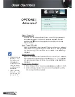 Предварительный просмотр 52 страницы Optoma HD131Xw User Manual