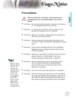 Preview for 3 page of Optoma HD180 User Manual