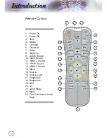 Предварительный просмотр 10 страницы Optoma HD180 User Manual