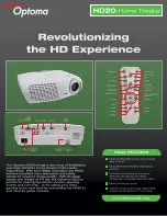Optoma HD20 Specification preview