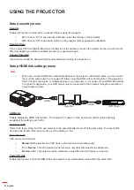 Preview for 36 page of Optoma HD243x User Manual