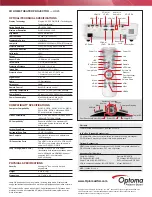 Предварительный просмотр 2 страницы Optoma HD25 Specification