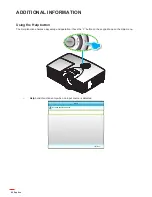 Preview for 62 page of Optoma HD28DSE User Manual