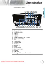 Предварительный просмотр 9 страницы Optoma HD8600 User Manual