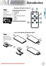 Предварительный просмотр 11 страницы Optoma HD8600 User Manual