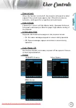 Предварительный просмотр 41 страницы Optoma HD8600 User Manual
