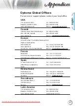 Предварительный просмотр 57 страницы Optoma HD8600 User Manual