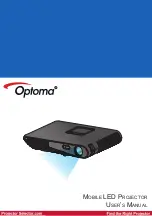 Предварительный просмотр 1 страницы Optoma ML1500e User Manual