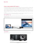 Preview for 2 page of Optoma ML750 Brochure & Specs