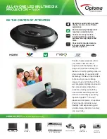 Optoma Neo-i Specifications предпросмотр