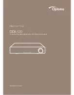 Optoma nu force DDA120 Hardware Manual предпросмотр