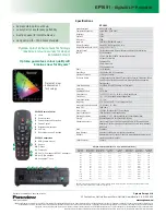 Preview for 2 page of Optoma Optoma EP1691 Specifications