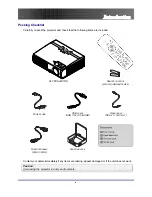 Предварительный просмотр 6 страницы Optoma Optoma EP7155 User Manual