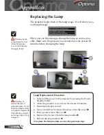 Preview for 34 page of Optoma Optoma EP747 Manual