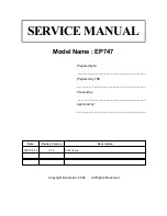 Optoma Optoma EP747 Service Manual preview