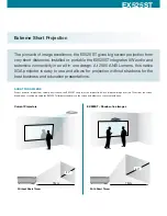 Предварительный просмотр 2 страницы Optoma Optoma EX525ST Brochure & Specs