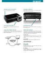 Предварительный просмотр 4 страницы Optoma Optoma EX525ST Brochure & Specs