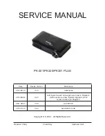 Предварительный просмотр 1 страницы Optoma Pico PK301+ Service Manual