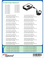 Preview for 7 page of Optoma Pico PK320 Quick Start Manual