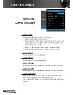 Preview for 50 page of Optoma PRO8000 User Manual